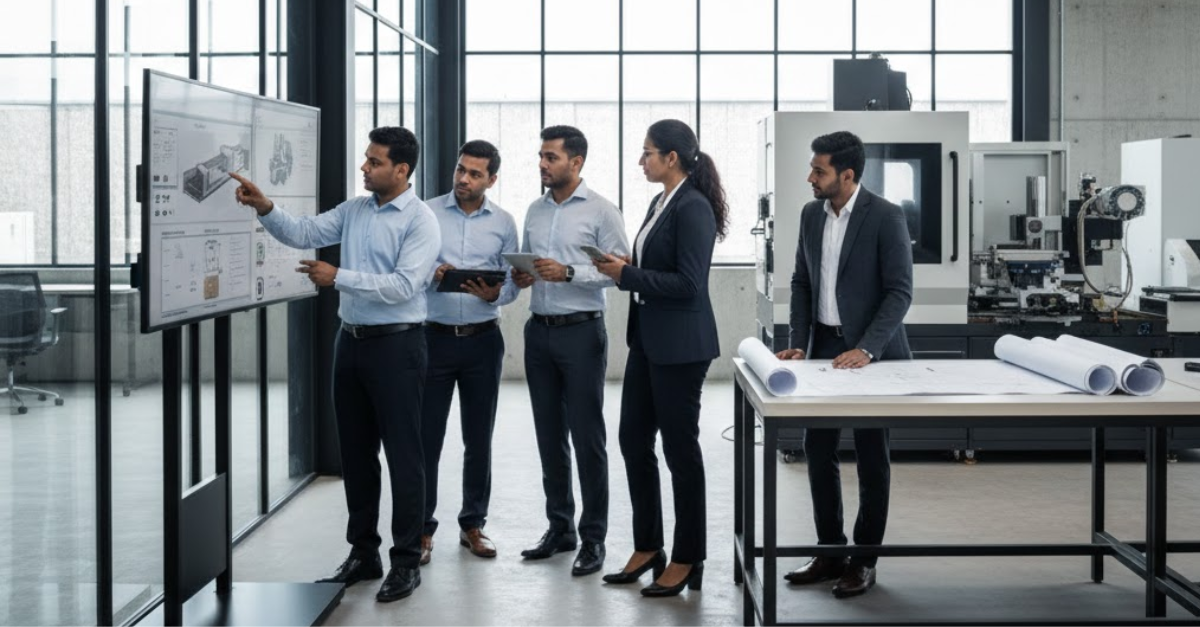 Indian B2B marketing strategy visual showing clarity and structure