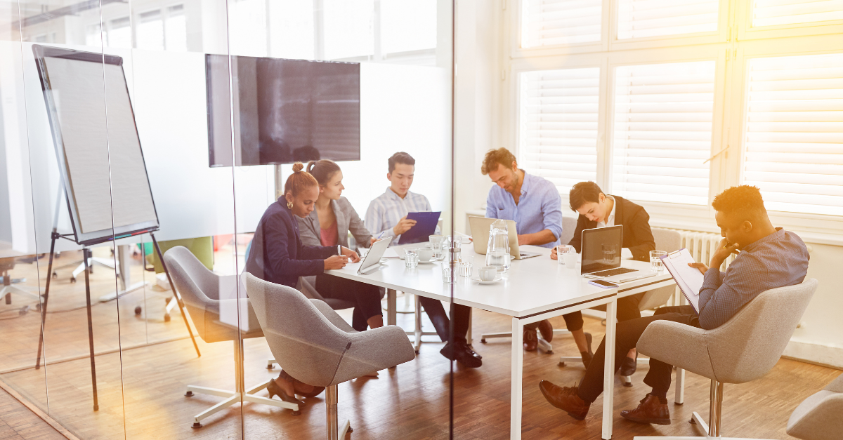 Marketing team analysing B2B attribution data across a long sales cycle